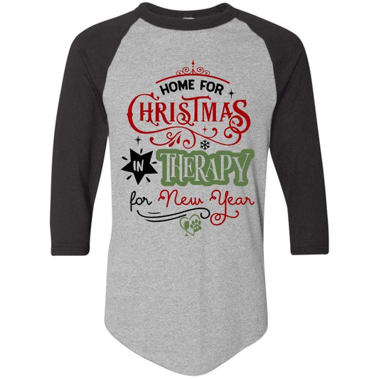 T-Shirts Athletic Heather/Black / S WineyBitches.Co Colorblock Raglan Jersey WineyBitchesCo