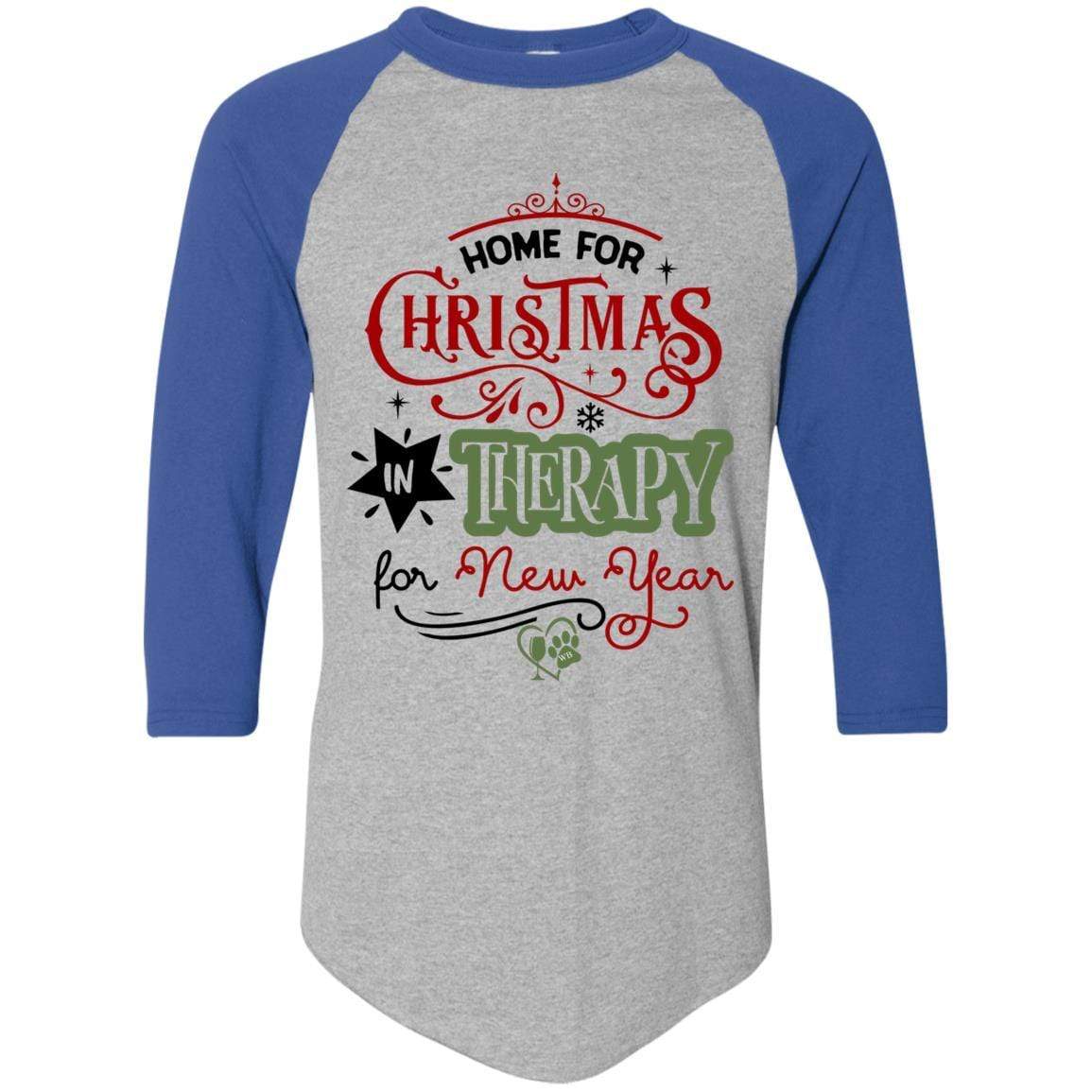 T-Shirts Athletic Heather/Royal / S WineyBitches.Co Colorblock Raglan Jersey WineyBitchesCo