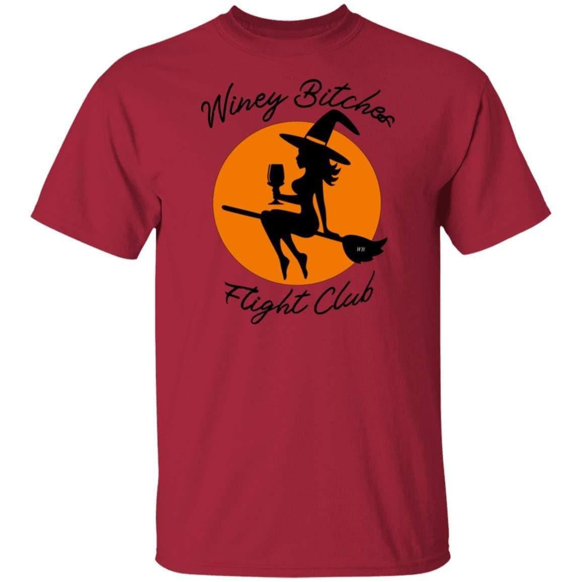 T-Shirts Cardinal / S WineyBitches.Co "Winey Bitches Flight Club" Ultra Cotton T-Shirt WineyBitchesCo