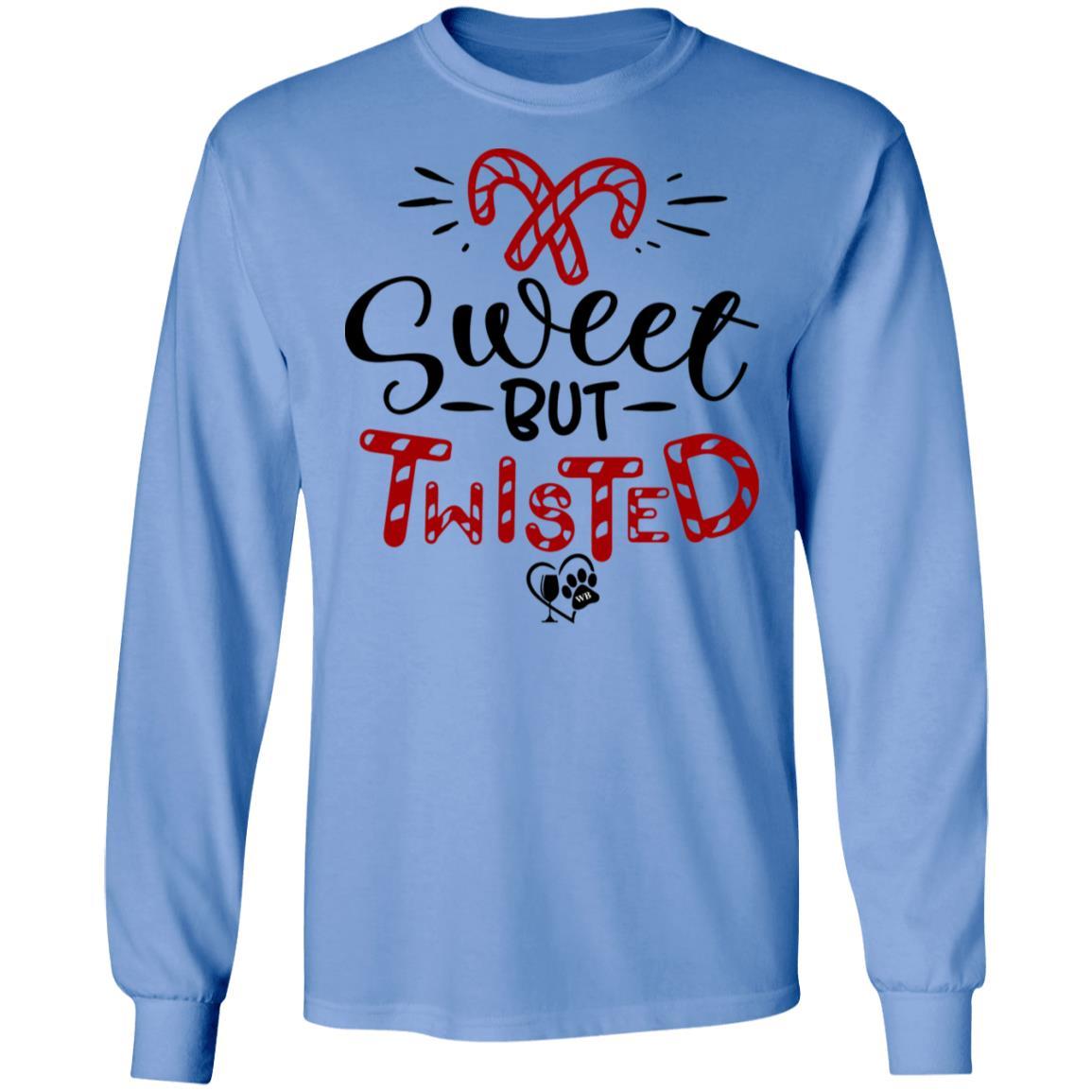 T-Shirts Carolina Blue / S WineyBitches.Co "Sweet But Twisted" LS Ultra Cotton T-Shirt WineyBitchesCo