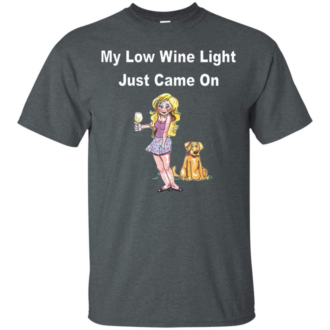 T-Shirts Dark Heather / S WineyBitches.co 'Low Wine Light" Ultra Cotton Unisex T-Shirt WineyBitchesCo