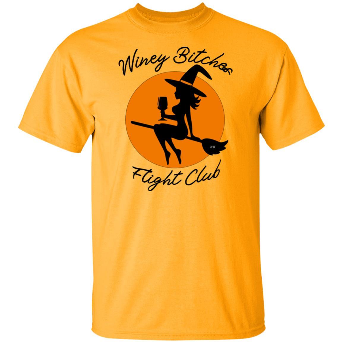 T-Shirts Gold / S WineyBitches.Co "Winey Bitches Flight Club" Ultra Cotton T-Shirt WineyBitchesCo