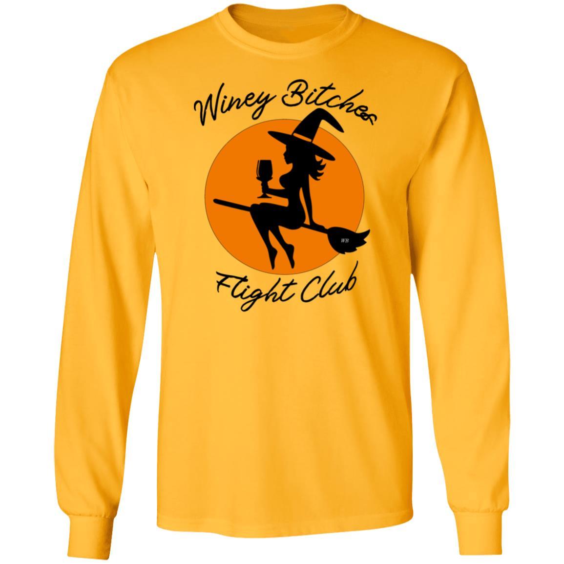 T-Shirts Gold / S WineyBitches.Co "Winey Bitches Flight Club" Ultra Cotton T-Shirt WineyBitchesCo