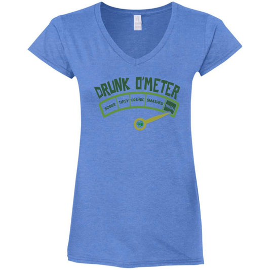 T-Shirts Heather Royal / S Winey Bitches Co Ladies' Fitted Softstyle 4.5 oz V-Neck T-Shirt WineyBitchesCo