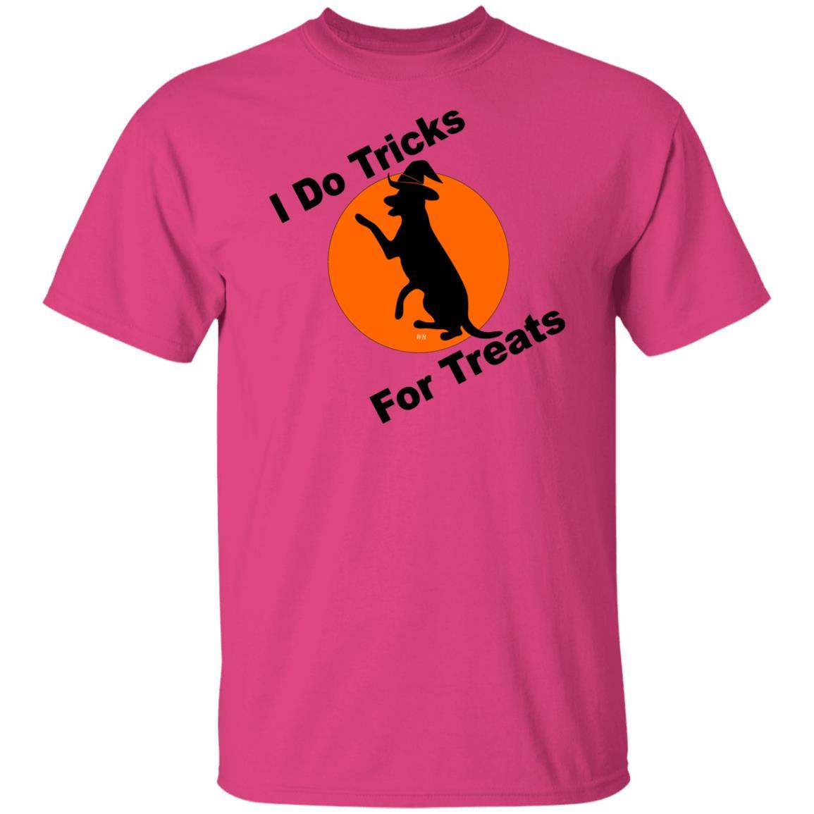 T-Shirts Heliconia / S WineyBitches.Co "I Do Tricks For Treats" Dog- Ultra Cotton T-Shirt WineyBitchesCo