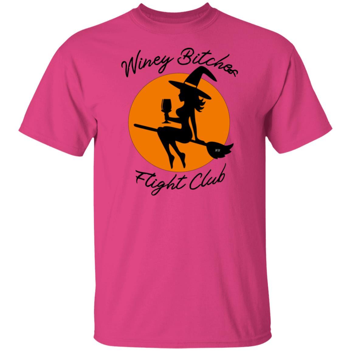 T-Shirts Heliconia / S WineyBitches.Co "Winey Bitches Flight Club" Ultra Cotton T-Shirt WineyBitchesCo