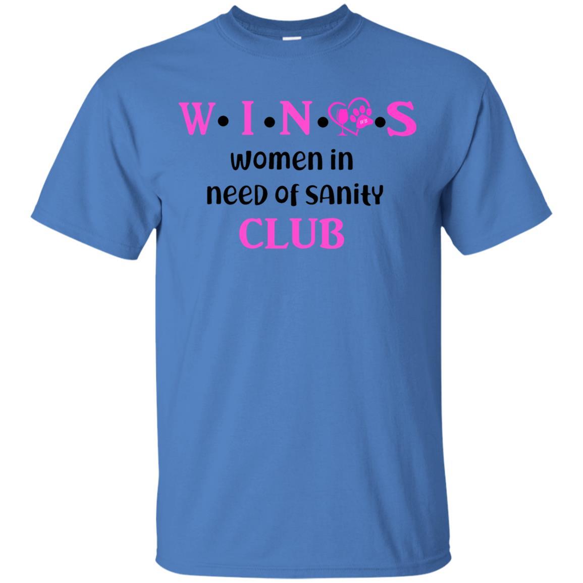 T-Shirts Iris / S WineyBitches.Co WINOS Club Ultra Cotton T-Shirt (Pink Lettering) WineyBitchesCo