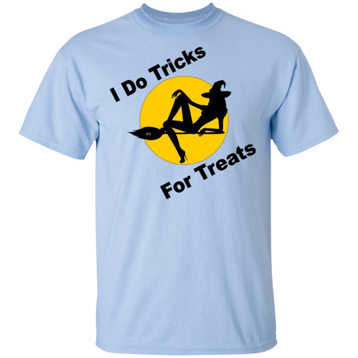 T-Shirts Light Blue / S WineyBitches.Co "I Do Tricks For Treats" Ultra Cotton T-Shirt WineyBitchesCo