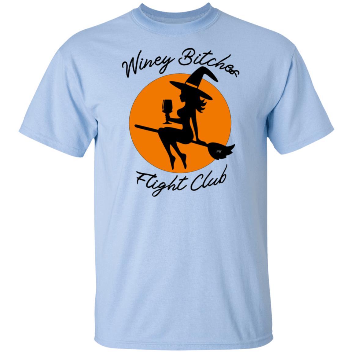 T-Shirts Light Blue / S WineyBitches.Co "Winey Bitches Flight Club" Ultra Cotton T-Shirt WineyBitchesCo