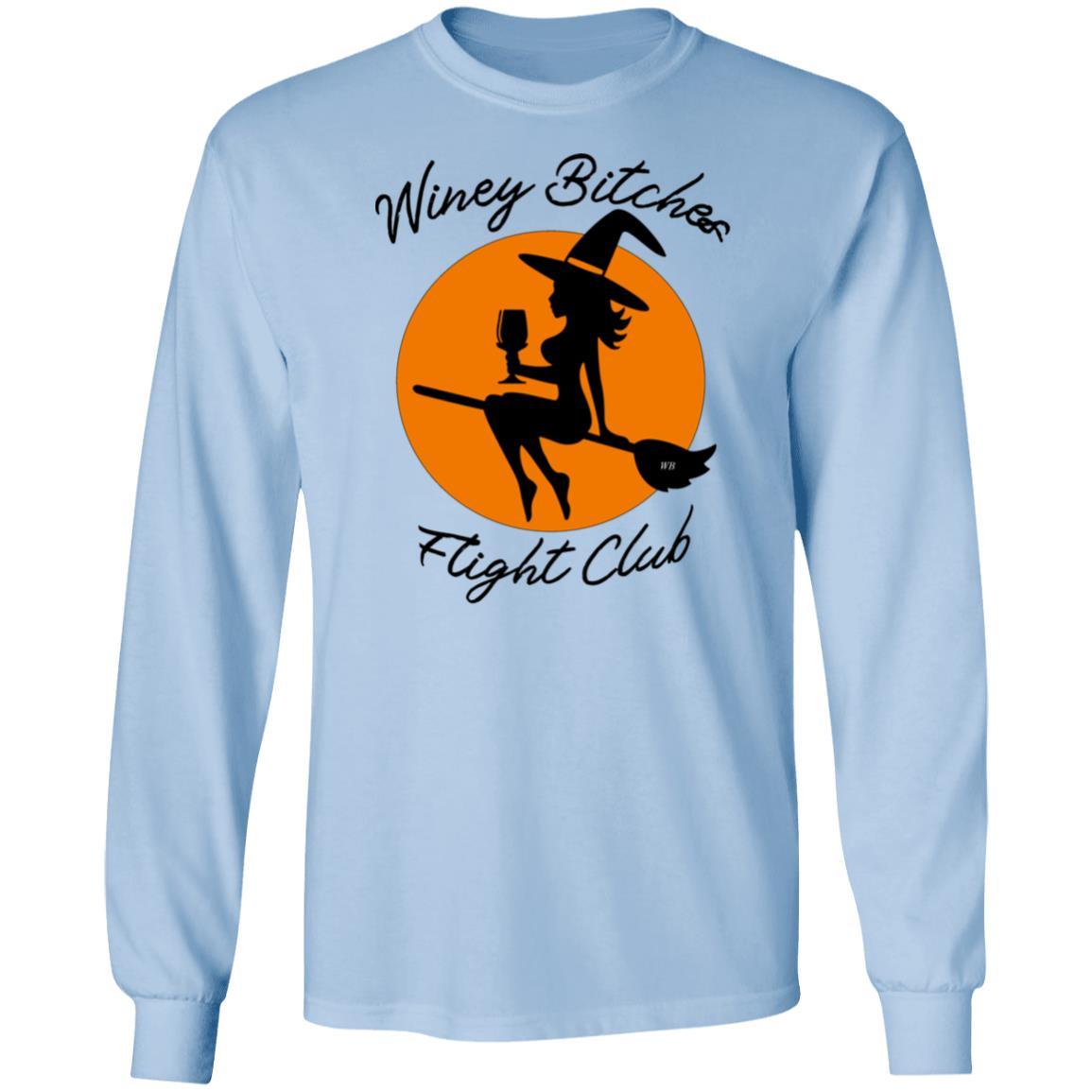 T-Shirts Light Blue / S WineyBitches.Co "Winey Bitches Flight Club" Ultra Cotton T-Shirt WineyBitchesCo