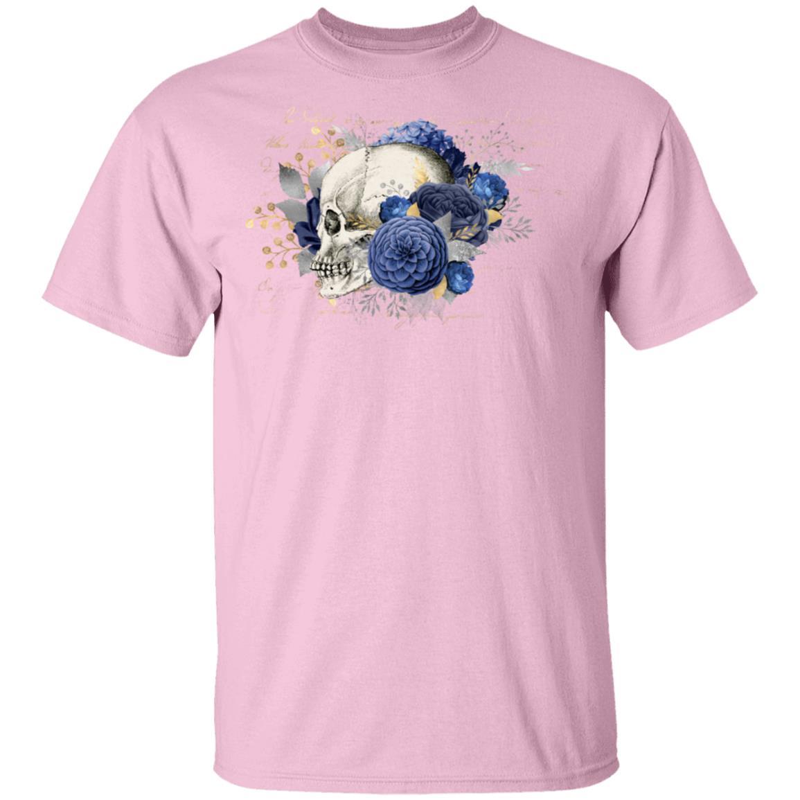T-Shirts Light Pink / S Winey Bitches Co Skull Design #5 5.3 oz. T-Shirt WineyBitchesCo