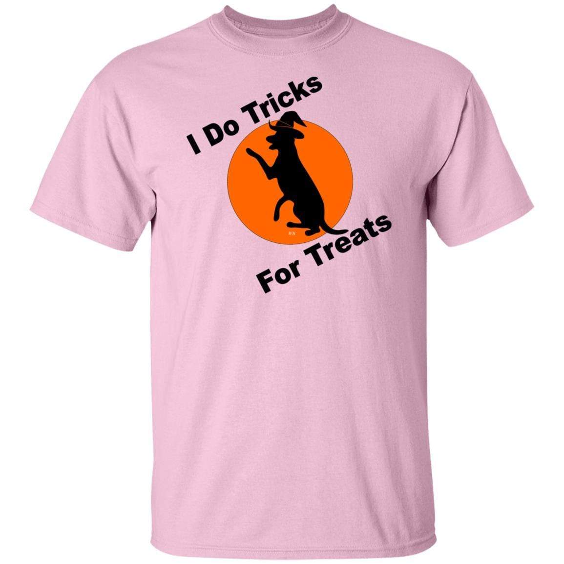 T-Shirts Light Pink / S WineyBitches.Co "I Do Tricks For Treats" Dog- Ultra Cotton T-Shirt WineyBitchesCo