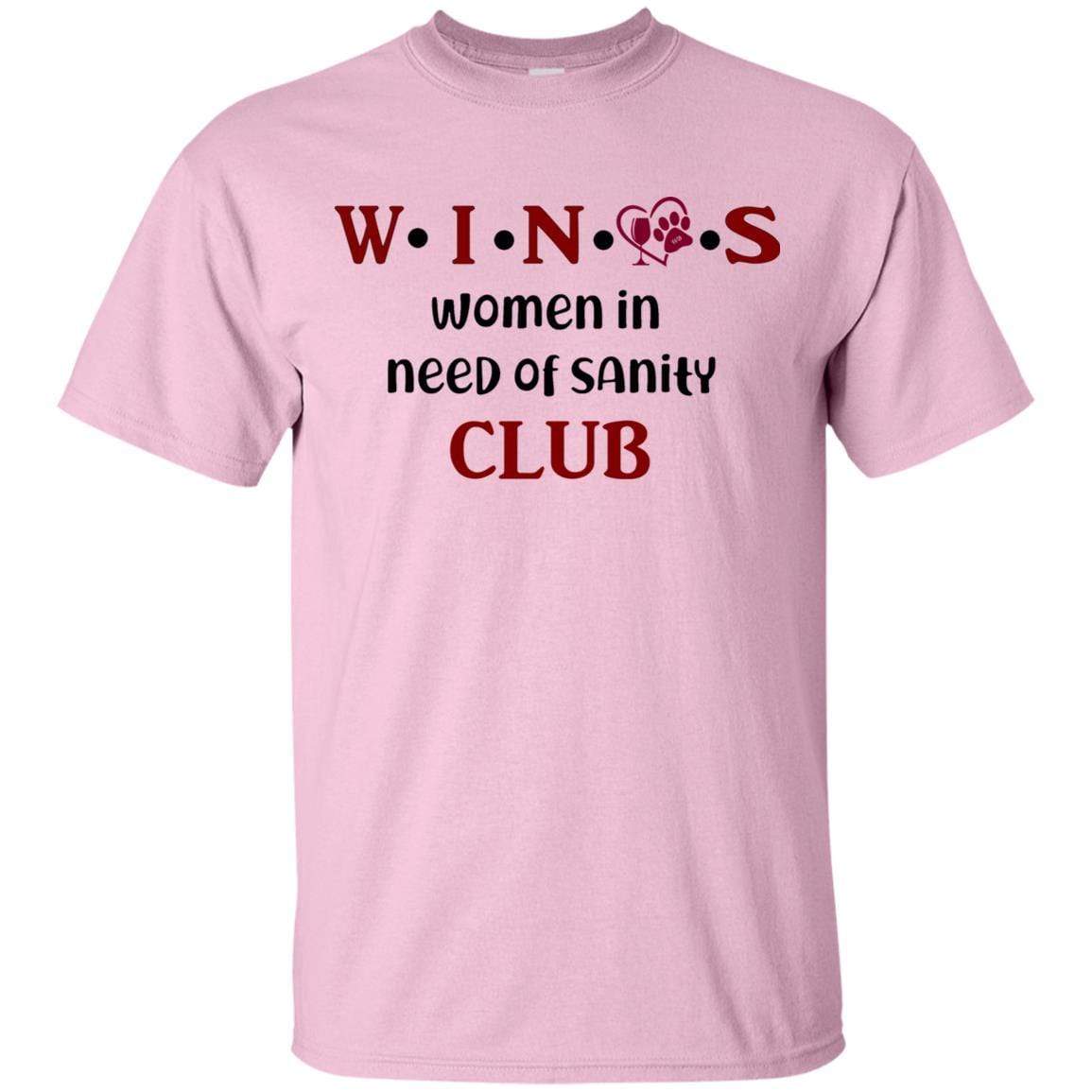 T-Shirts Light Pink / S WineyBitches.Co WINOS Club Ultra Cotton T-Shirt (Burg Lettering) WineyBitchesCo