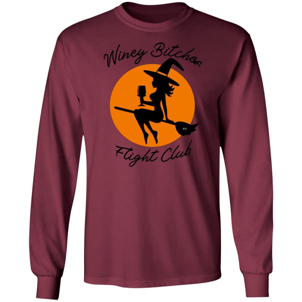 T-Shirts Maroon / S WineyBitches.Co "Winey Bitches Flight Club" Ultra Cotton T-Shirt WineyBitchesCo