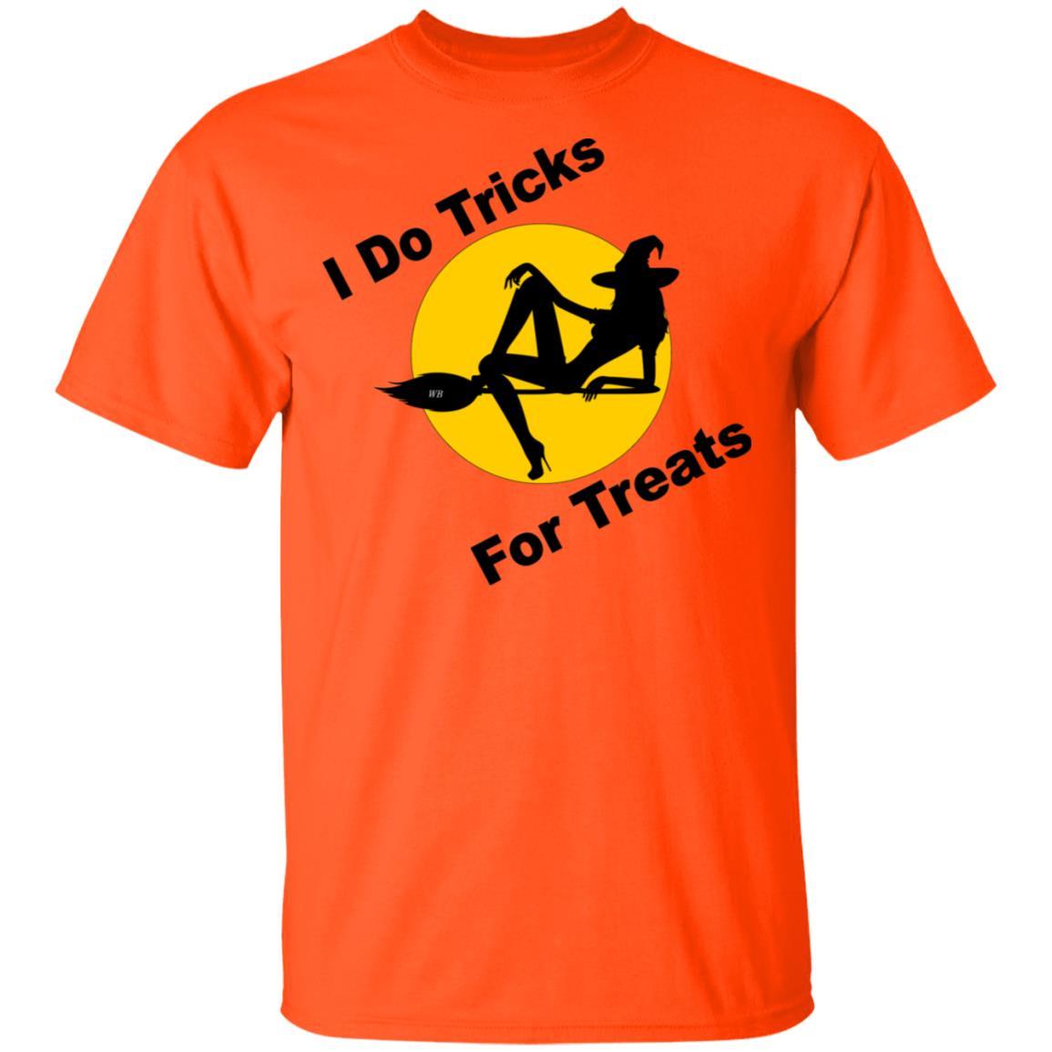 T-Shirts Orange / S WineyBitches.Co "I Do Tricks For Treats" Ultra Cotton T-Shirt WineyBitchesCo