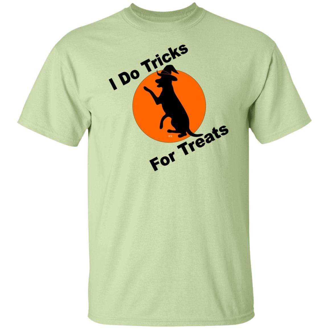 T-Shirts Pistachio / S WineyBitches.Co "I Do Tricks For Treats" Dog- Ultra Cotton T-Shirt WineyBitchesCo