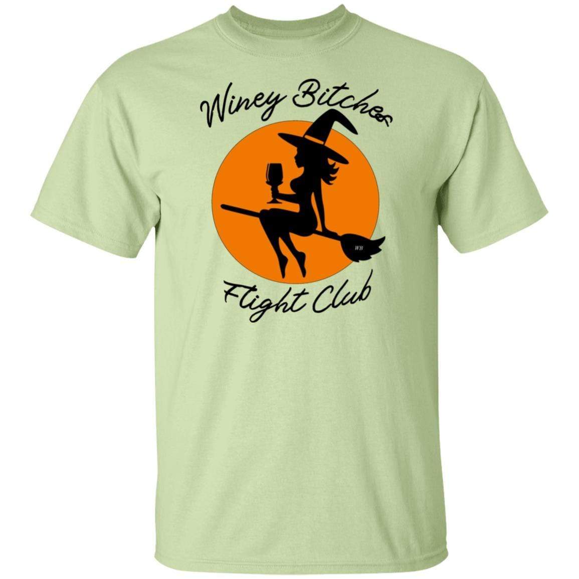 T-Shirts Pistachio / S WineyBitches.Co "Winey Bitches Flight Club" Ultra Cotton T-Shirt WineyBitchesCo