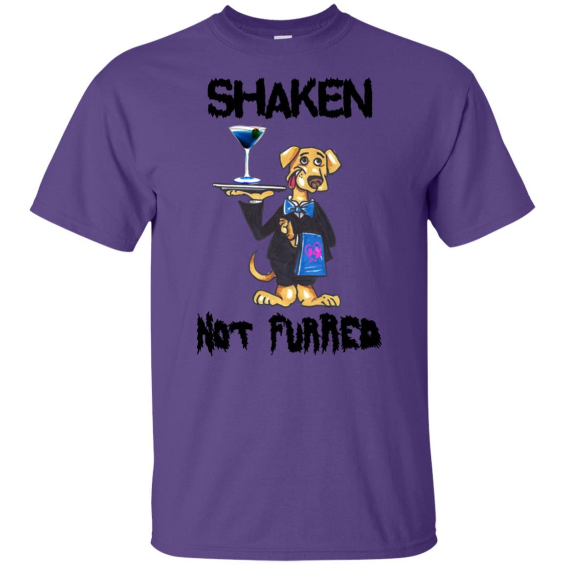 T-Shirts Purple / S WineyBitches.co 'Shaken Not Furred" Ultra Cotton T-Shirt WineyBitchesCo