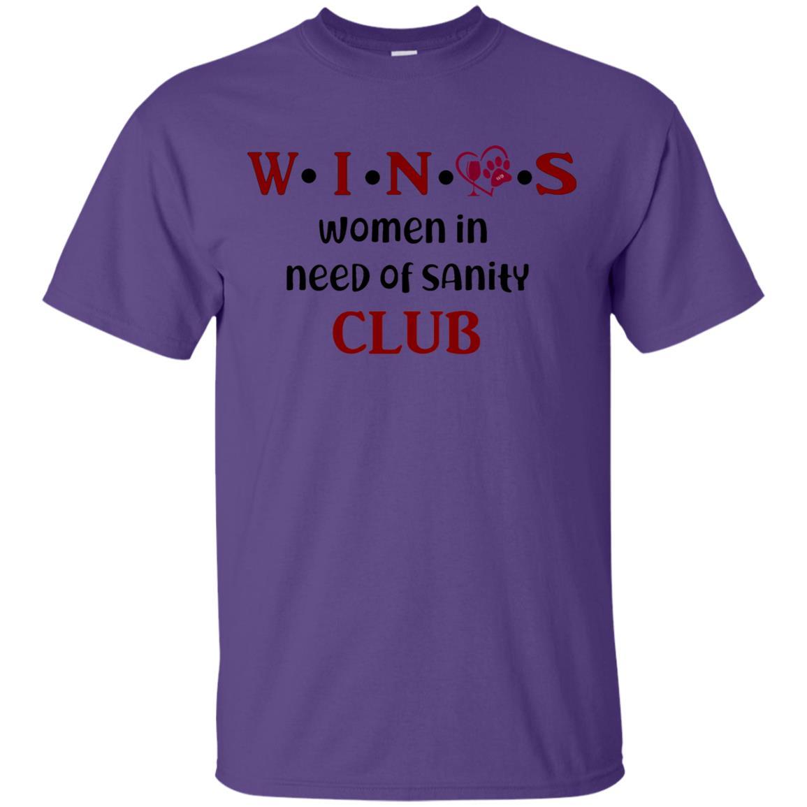 T-Shirts Purple / S WineyBitches.Co WINOS Club Ultra Cotton T-Shirt (Burg Lettering) WineyBitchesCo