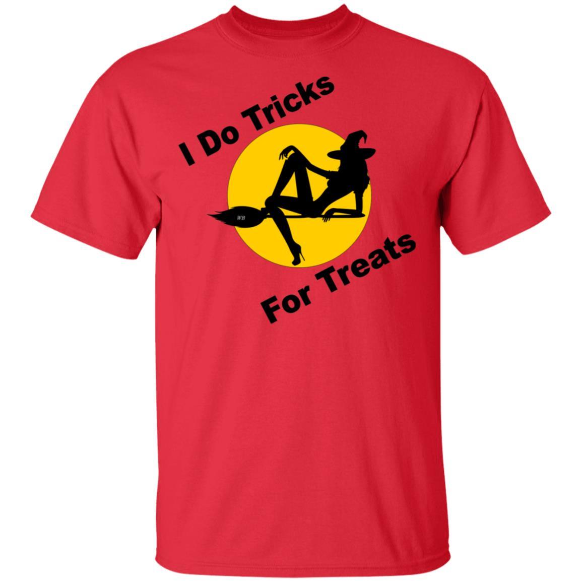 T-Shirts Red / S WineyBitches.Co "I Do Tricks For Treats" Ultra Cotton T-Shirt WineyBitchesCo