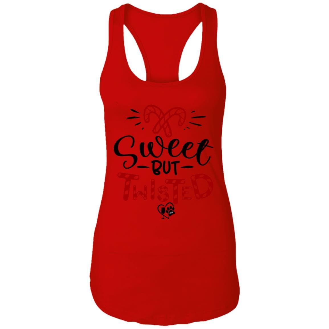 T-Shirts Red / X-Small WineyBitches.Co "Sweet But Twisted" Ladies Ideal Racerback Tank WineyBitchesCo