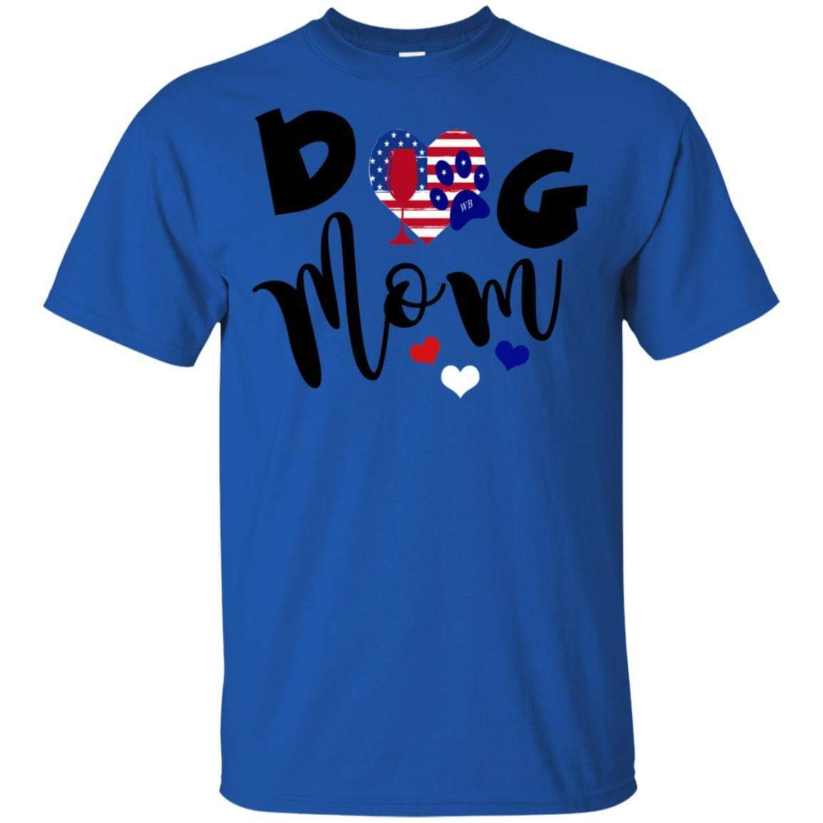 T-Shirts Royal / S WineyBitches.Co American Dog Mom Ultra Cotton T-Shirt WineyBitchesCo