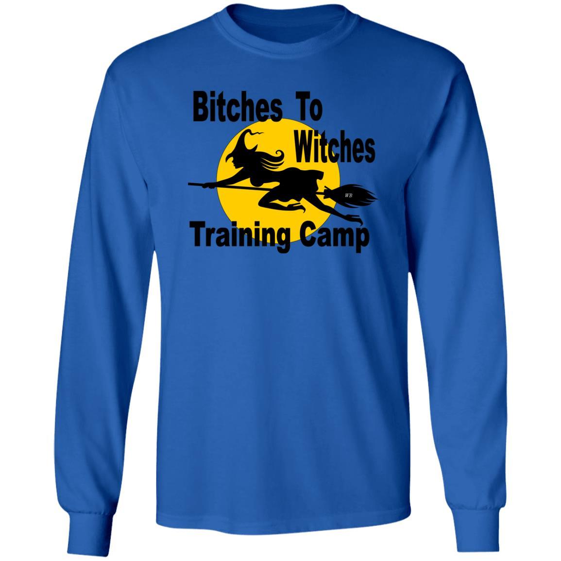 T-Shirts Royal / S WineyBitches.Co "Bitches To Witches Training Camp" LS Ultra Cotton T-Shirt WineyBitchesCo