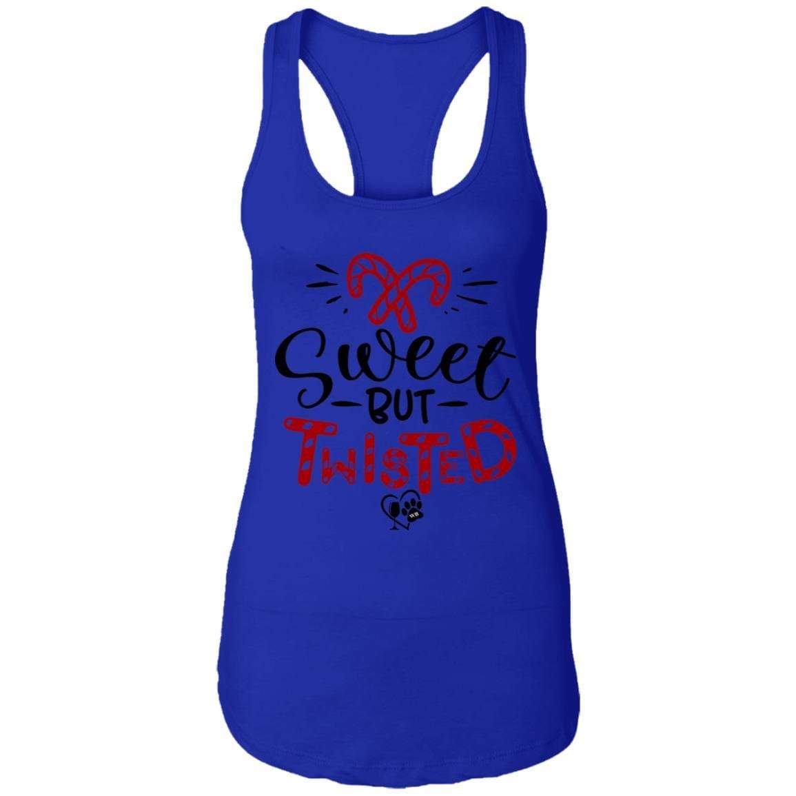 T-Shirts Royal / X-Small WineyBitches.Co "Sweet But Twisted" Ladies Ideal Racerback Tank WineyBitchesCo