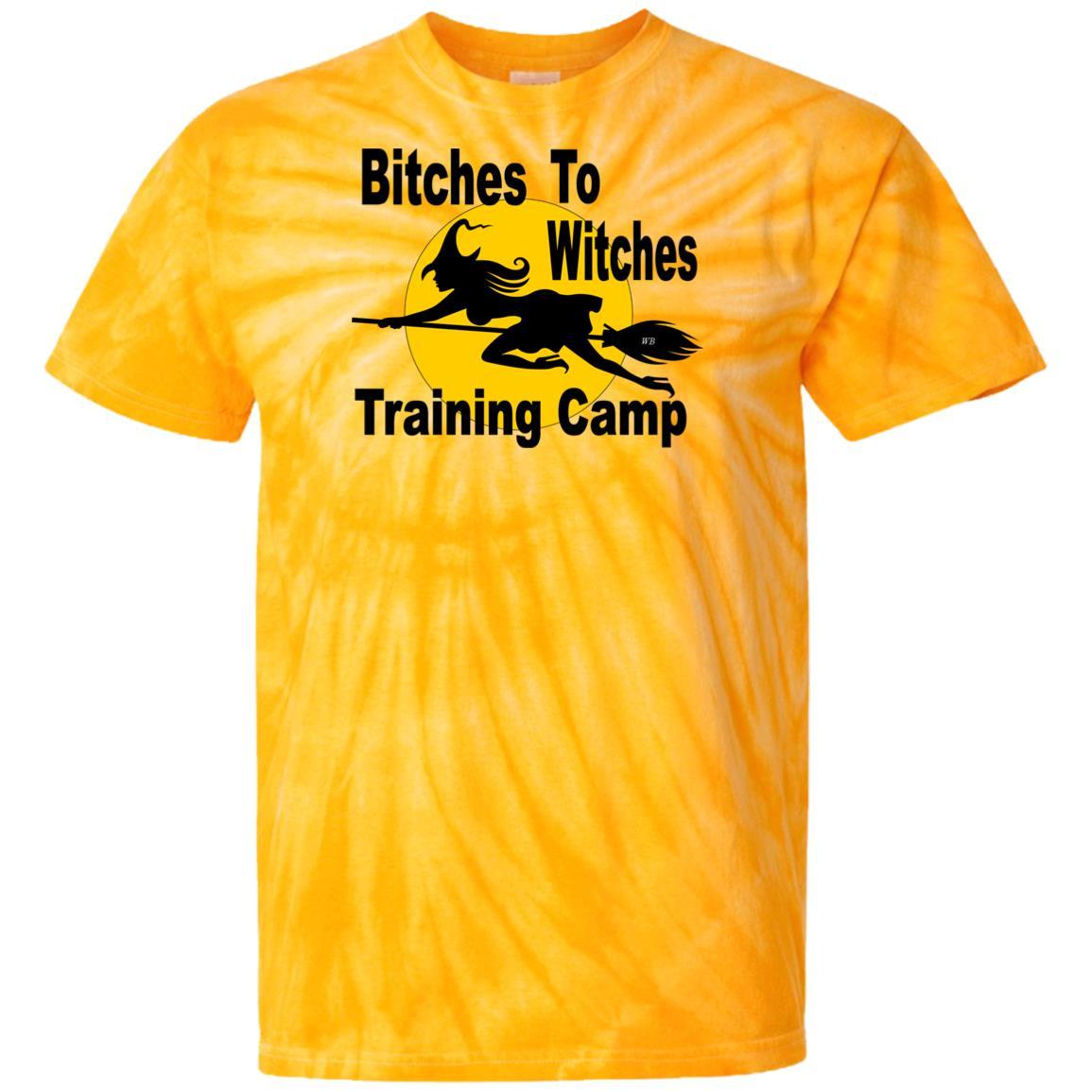 T-Shirts SpiderGold / S WineyBitches.Co "Bitches To Witches Training Camp" - 100% Cotton Tie Dye T-Shirt WineyBitchesCo