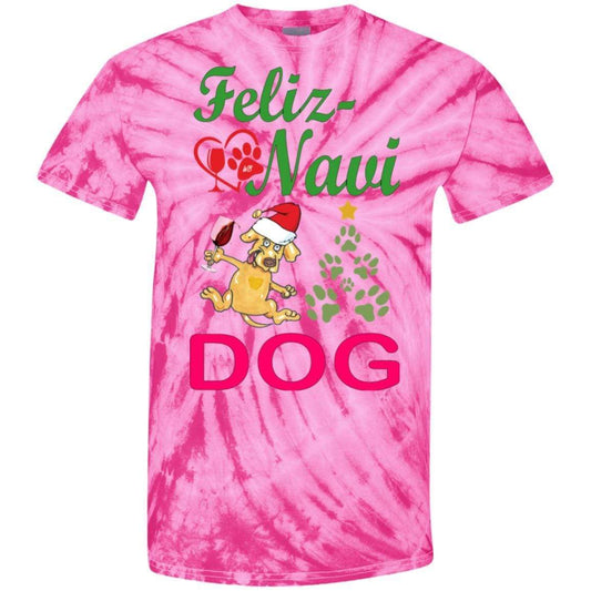 T-Shirts SpiderPink / S WineyBitches.co "Feliz Navi Dog" Collection 100% Cotton Tie Dye T-Shirt WineyBitchesCo