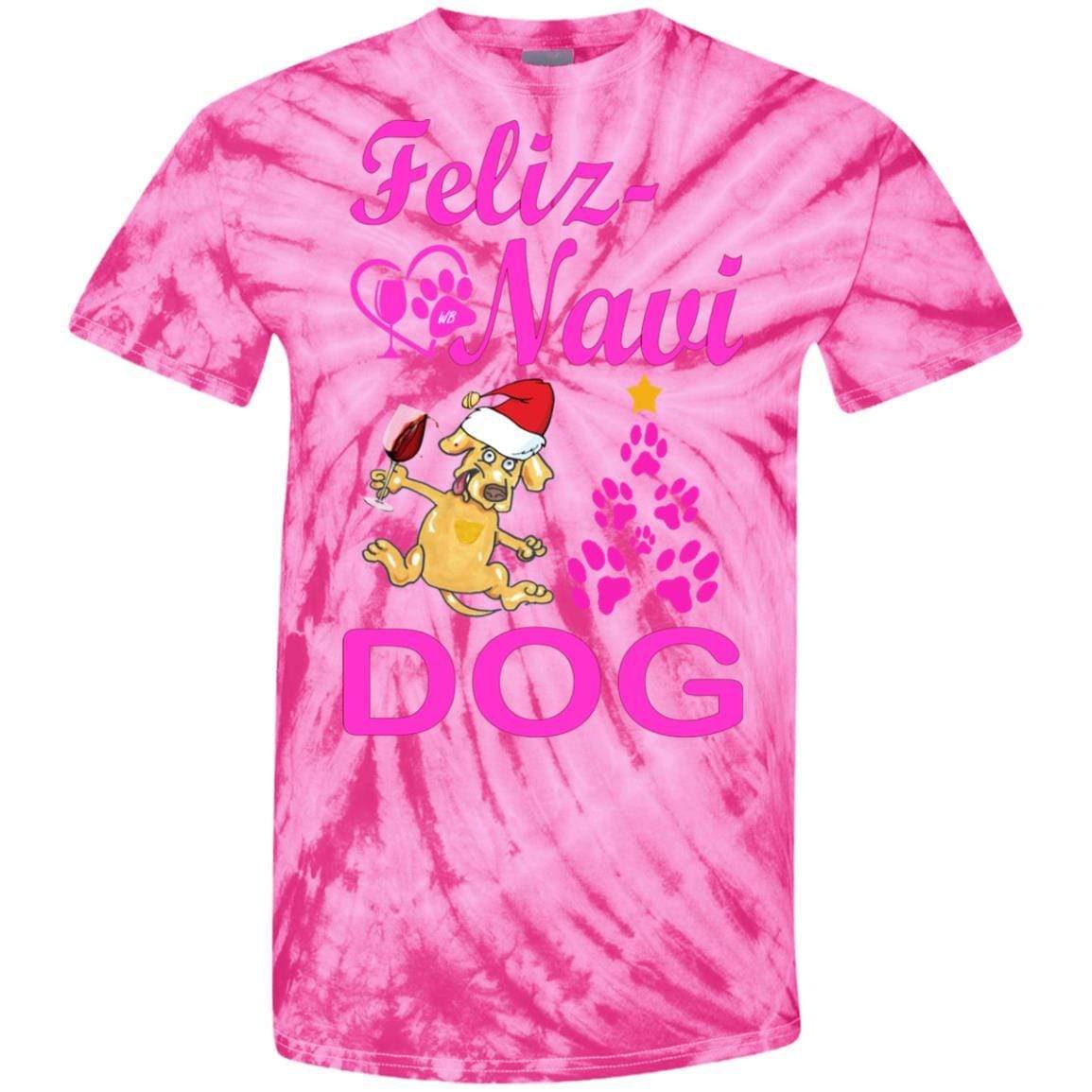 T-Shirts SpiderPink / S WineyBitches.co "Feliz Navi Dog" Collection 100% Cotton Tie Dye T-Shirt WineyBitchesCo