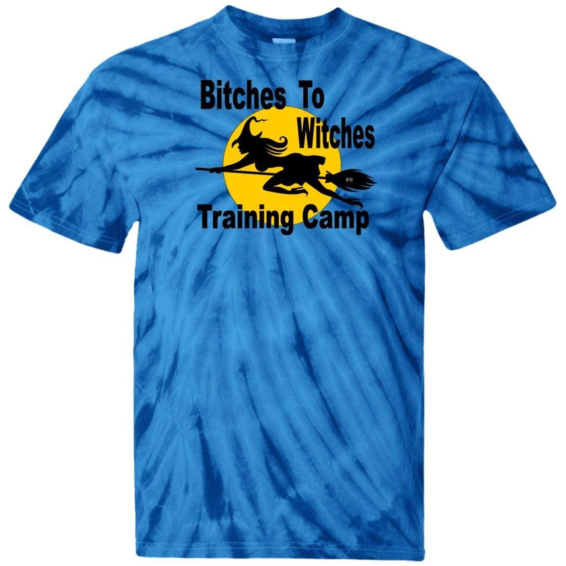 T-Shirts SpiderRoyal / S WineyBitches.Co "Bitches To Witches Training Camp" - 100% Cotton Tie Dye T-Shirt WineyBitchesCo