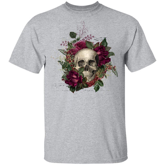 T-Shirts Sport Grey / S Winey Bitches Co Skull Design #2 5.3 oz. T-Shirt WineyBitchesCo