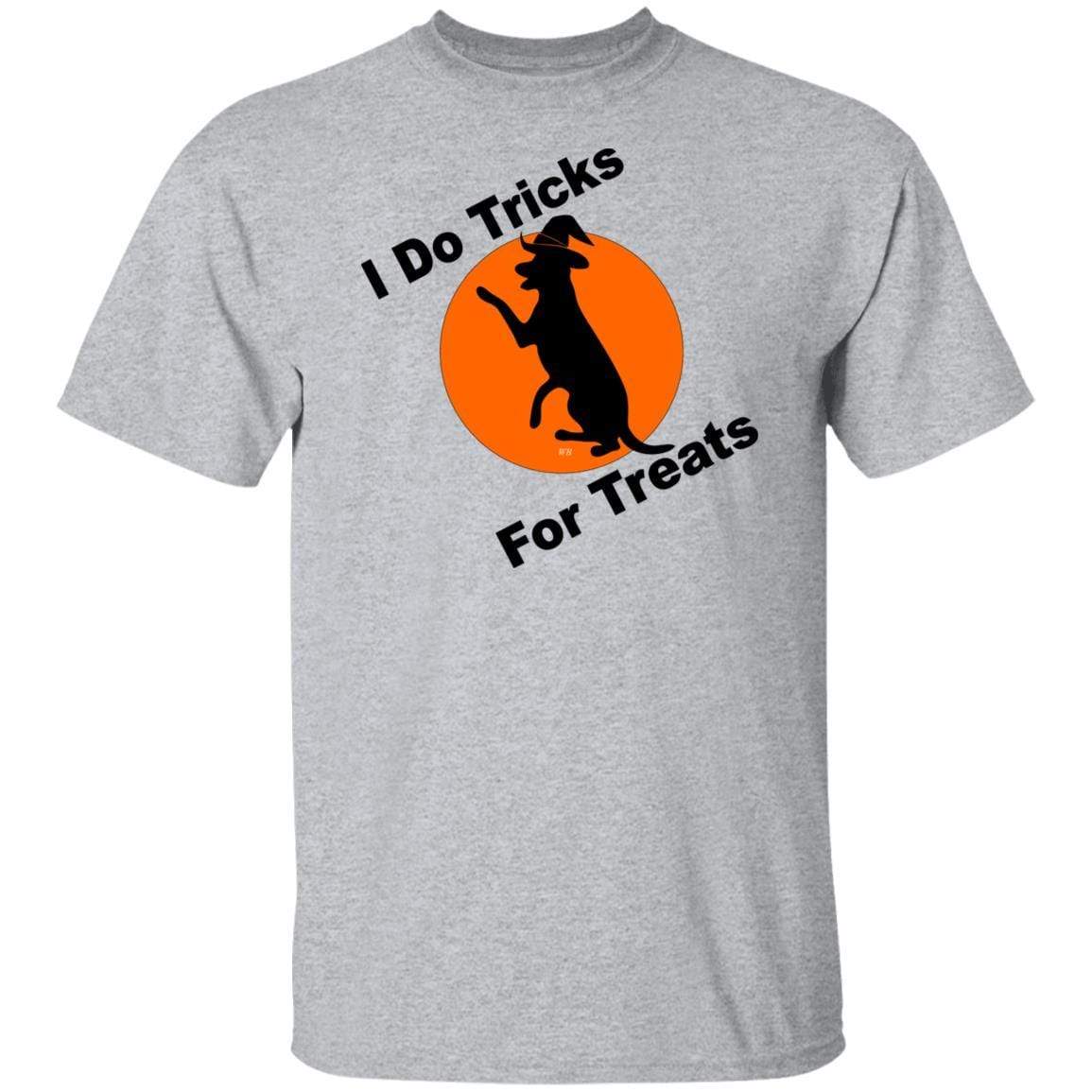 T-Shirts Sport Grey / S WineyBitches.Co "I Do Tricks For Treats" Dog- Ultra Cotton T-Shirt WineyBitchesCo