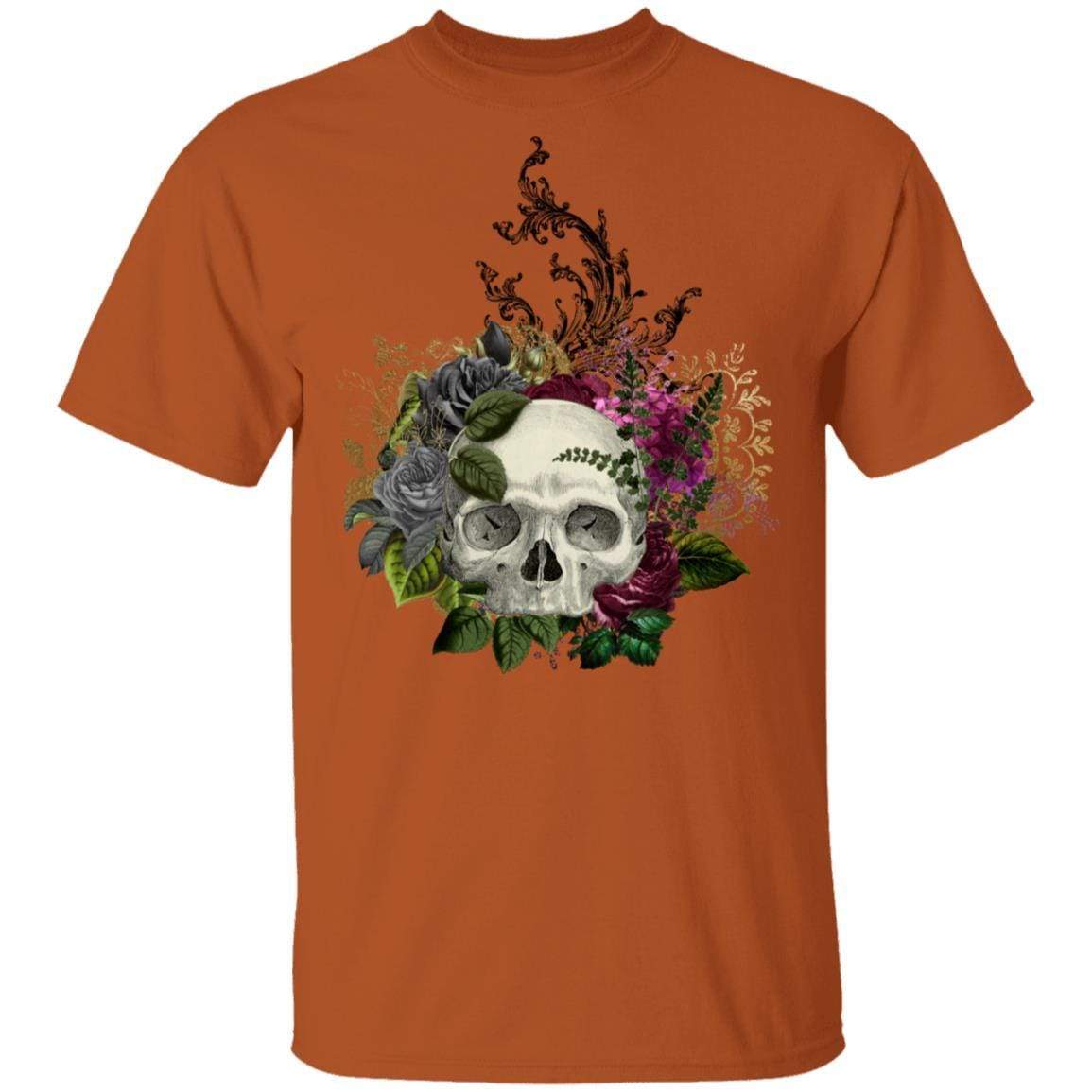 T-Shirts Texas Orange / S Winey Bitches Co Skull Design #1 5.3 oz. T-Shirt WineyBitchesCo
