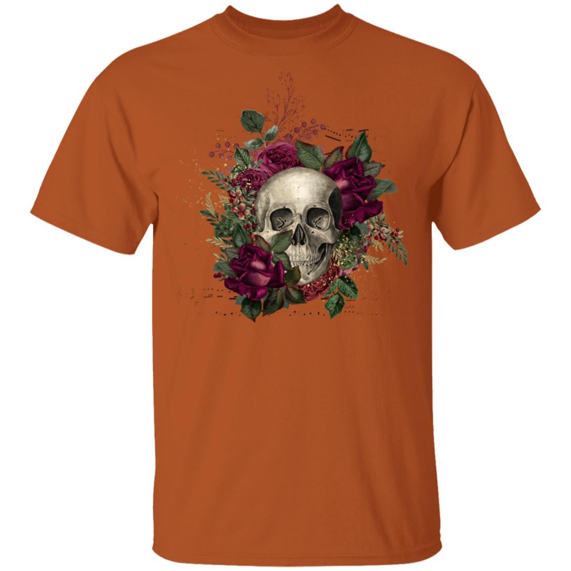 T-Shirts Texas Orange / S Winey Bitches Co Skull Design #2 5.3 oz. T-Shirt WineyBitchesCo