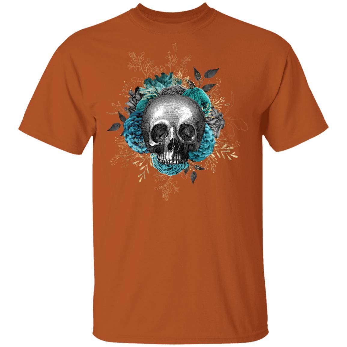 T-Shirts Texas Orange / S Winey Bitches Co Skull Design #3 5.3 oz. T-Shirt WineyBitchesCo