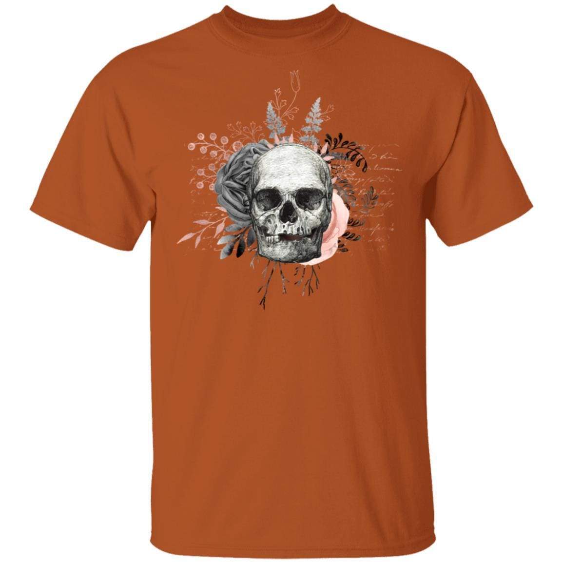 T-Shirts Texas Orange / S Winey Bitches Co Skull Design #4 5.3 oz. T-Shirt WineyBitchesCo