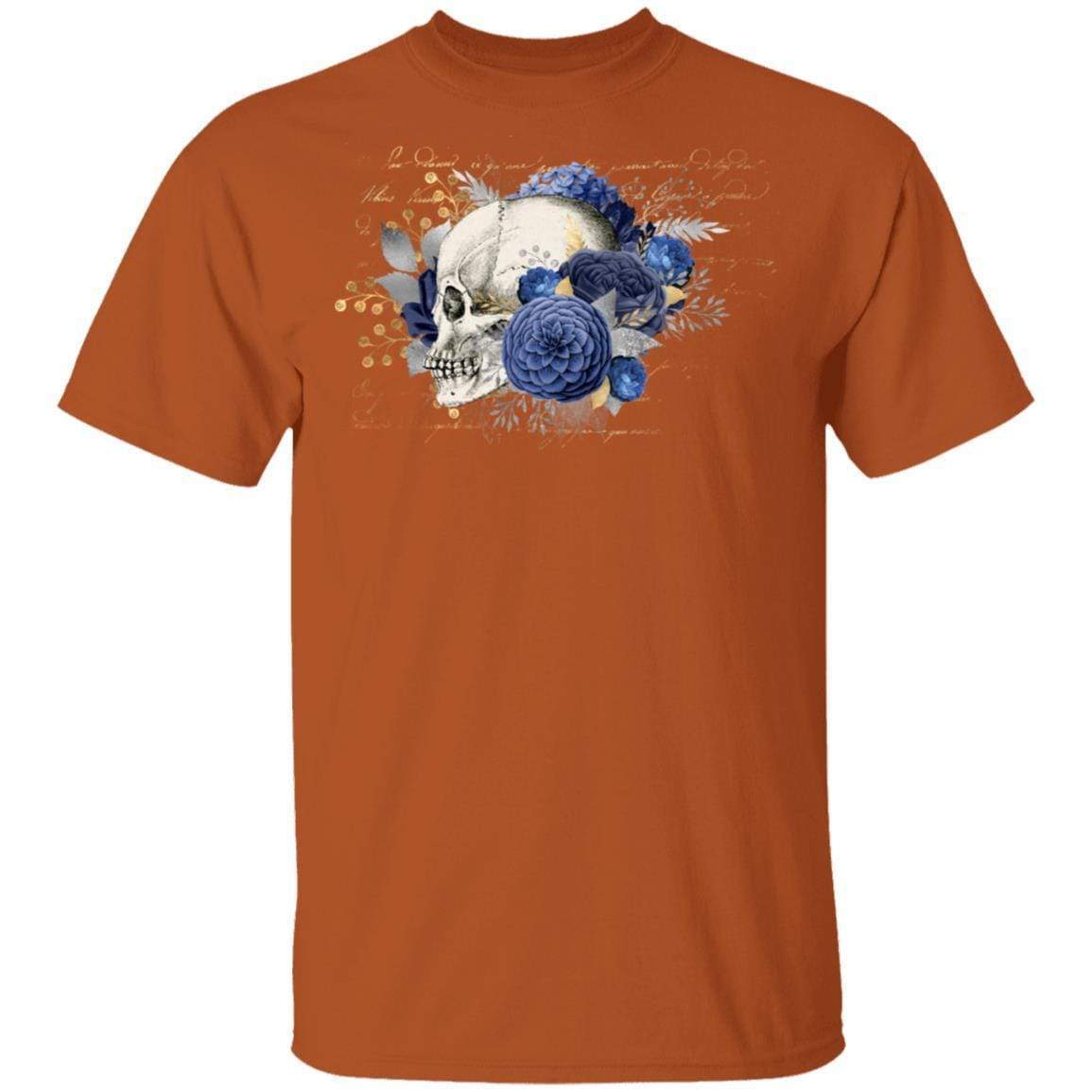 T-Shirts Texas Orange / S Winey Bitches Co Skull Design #5 5.3 oz. T-Shirt WineyBitchesCo