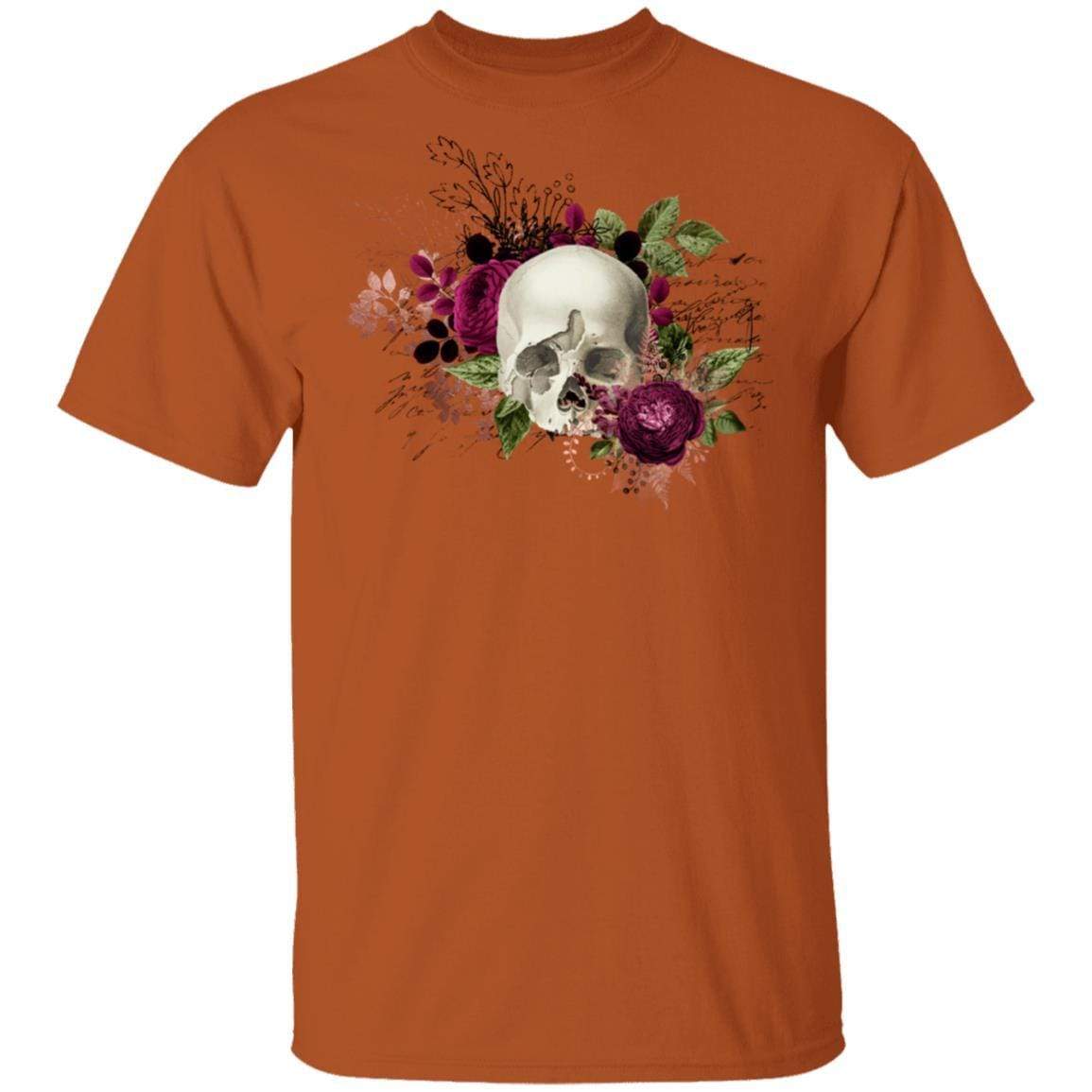 T-Shirts Texas Orange / S Winey Bitches Co Skull Design #6 5.3 oz. T-Shirt WineyBitchesCo