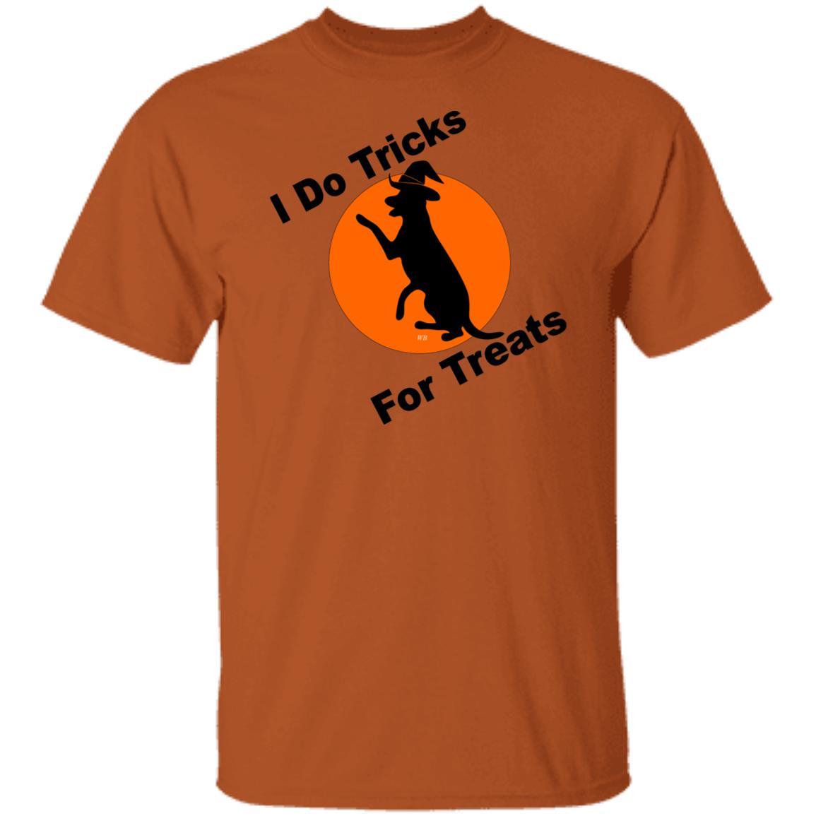 T-Shirts Texas Orange / S WineyBitches.Co "I Do Tricks For Treats" Dog- Ultra Cotton T-Shirt WineyBitchesCo