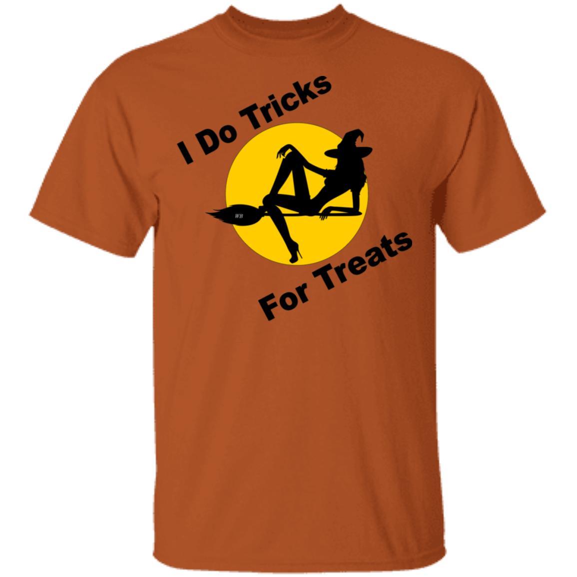 T-Shirts Texas Orange / S WineyBitches.Co "I Do Tricks For Treats" Ultra Cotton T-Shirt WineyBitchesCo