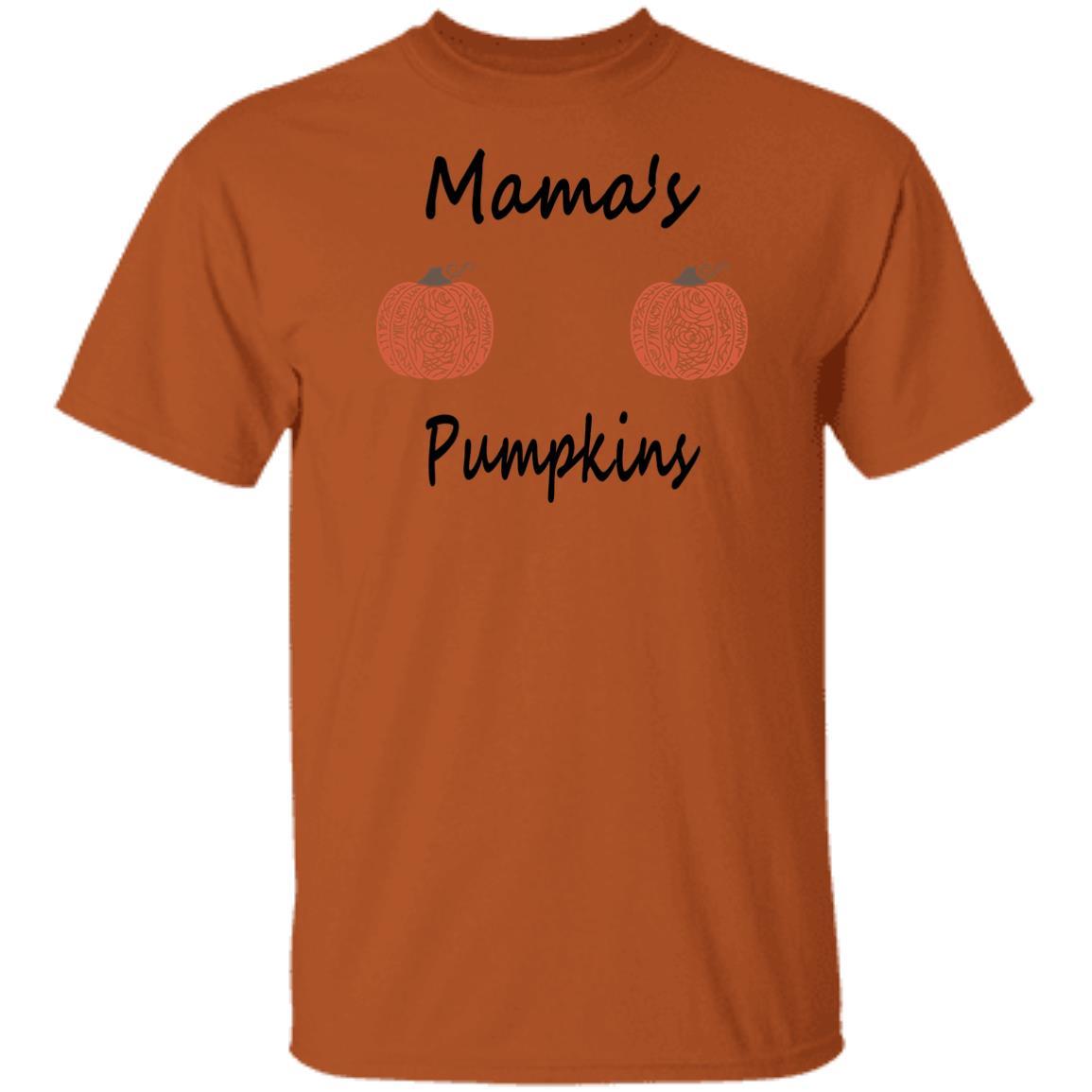 T-Shirts Texas Orange / S WineyBitches.Co "Mama's Pumpkins" Halloween Ultra Cotton T-Shirt WineyBitchesCo