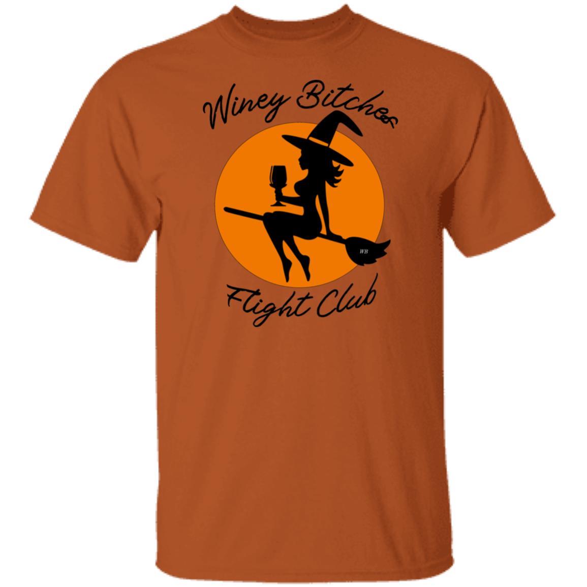 T-Shirts Texas Orange / S WineyBitches.Co "Winey Bitches Flight Club" Ultra Cotton T-Shirt WineyBitchesCo
