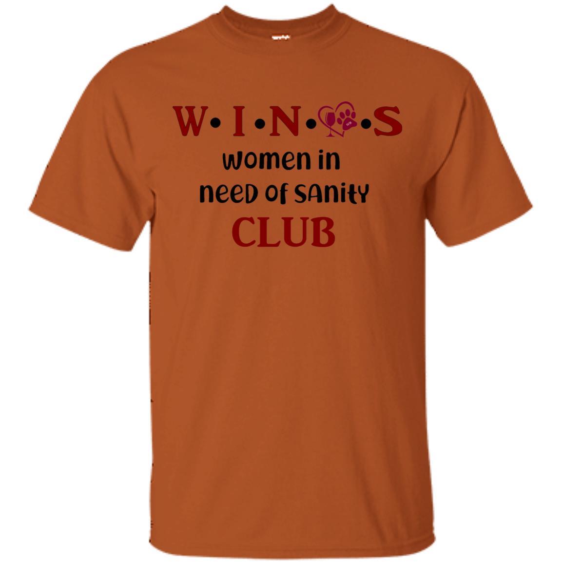 T-Shirts Texas Orange / S WineyBitches.Co WINOS Club Ultra Cotton T-Shirt (Burg Lettering) WineyBitchesCo