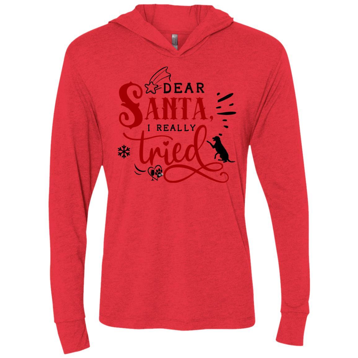 T-Shirts Vintage Red / X-Small WineyBitches.Co Unisex Triblend LS Hooded T-Shirt WineyBitchesCo