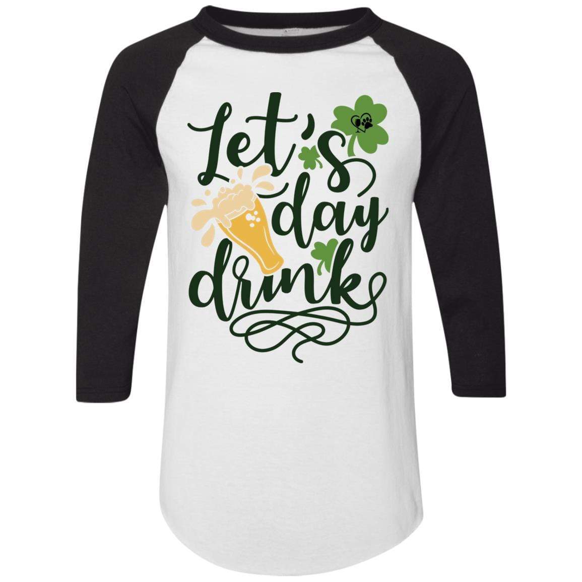 T-Shirts White/Black / S Winey Bitches Co Colorblock Raglan Jersey WineyBitchesCo