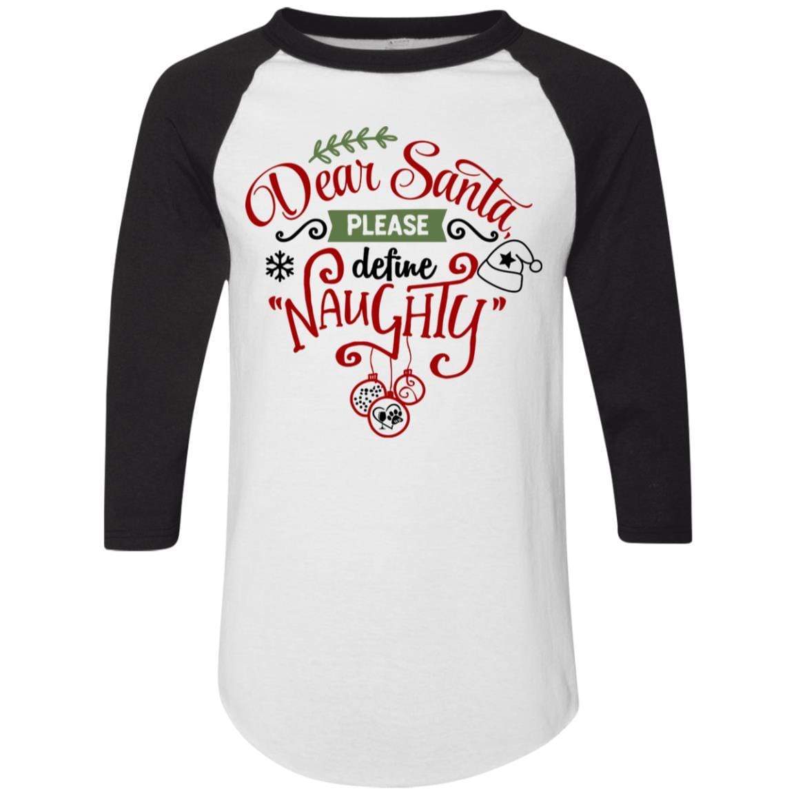T-Shirts White/Black / S WineyBitches.Co Colorblock Raglan Jersey WineyBitchesCo