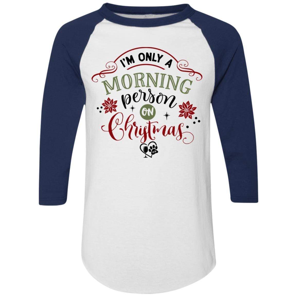 T-Shirts White/Navy / S WineyBitches.Co Colorblock Raglan Jersey WineyBitchesCo