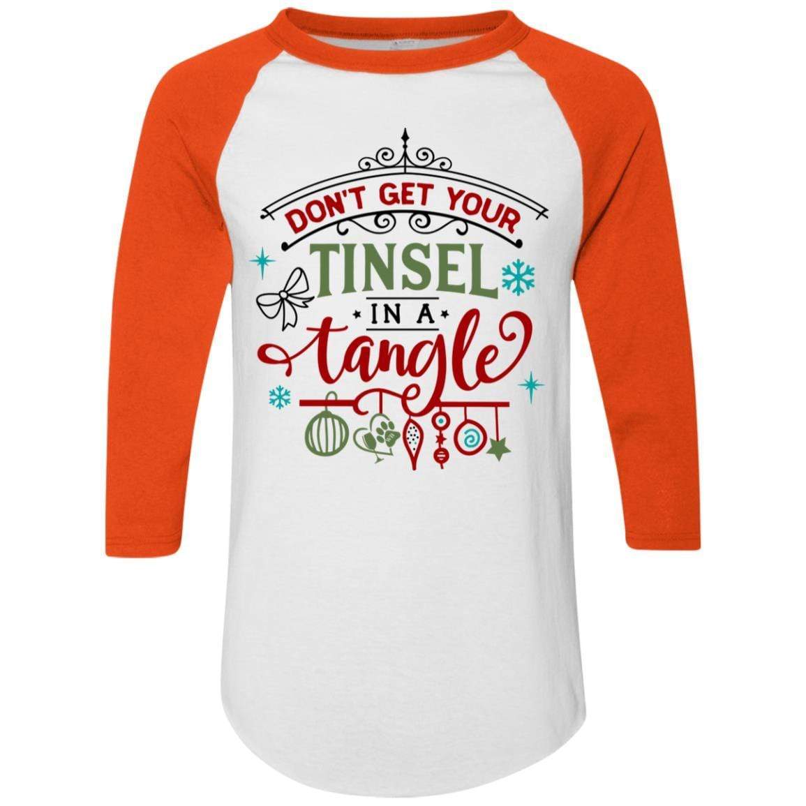 T-Shirts White/Orange / S WineyBitches.Co Colorblock Raglan Jersey WineyBitchesCo